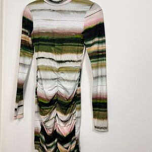 Pretty little things Striped Long Sleeve Dress